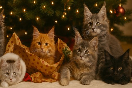 MaineCoonChristmasDrawingkittenimage2.png